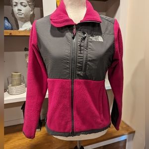 The North Face Pink Polartec Denali Fleece Zip Up Jacket in Pink Size XS